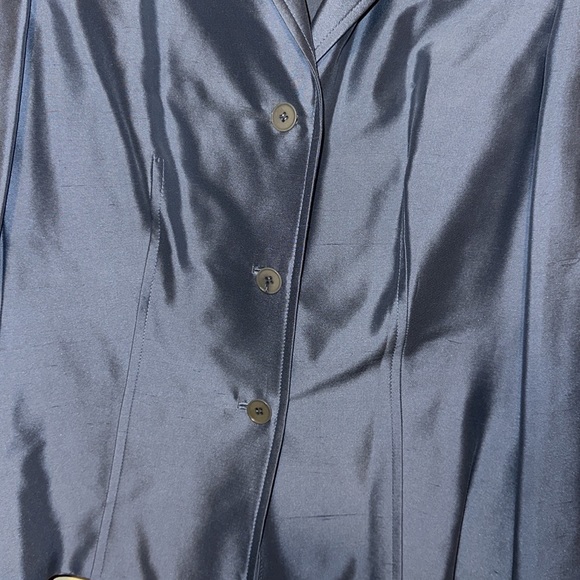 Ann Taylor silk size 12 blazer jacket - Picture 3 of 4